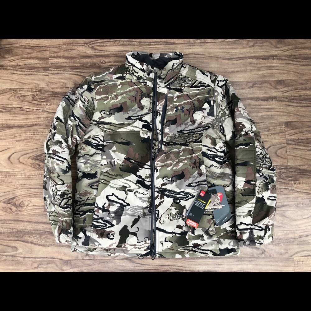 Under Armour Timber Hunting Jacket Barren Camo L